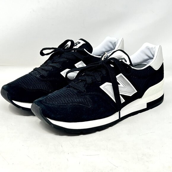 New Balance Classic Mens 995 MC995CHB Black White Running Shoe USA 9.5 - NEW - Picture 1 of 15